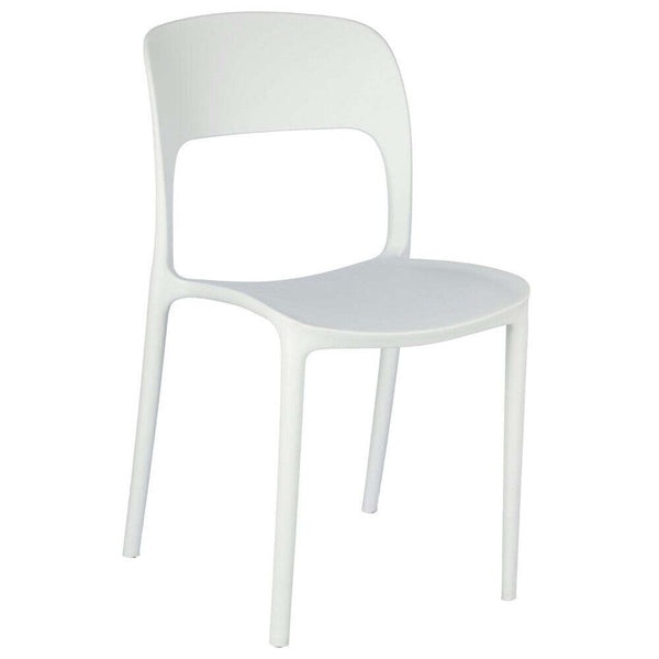 Levně Plastová jídelní židle Frankie bílá