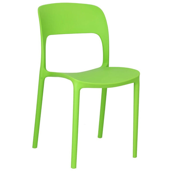 Levně Plastová jídelní židle Frankie zelená