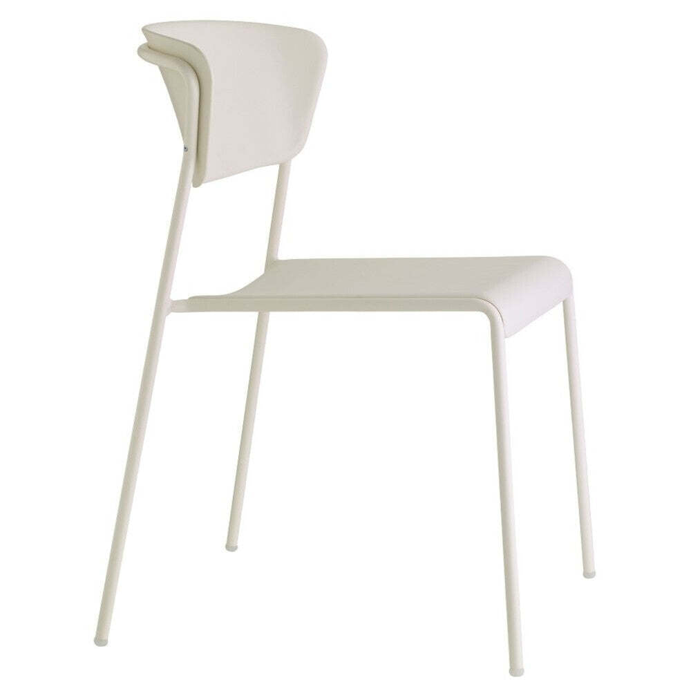 Plastová jídelní židle Lilly bílá