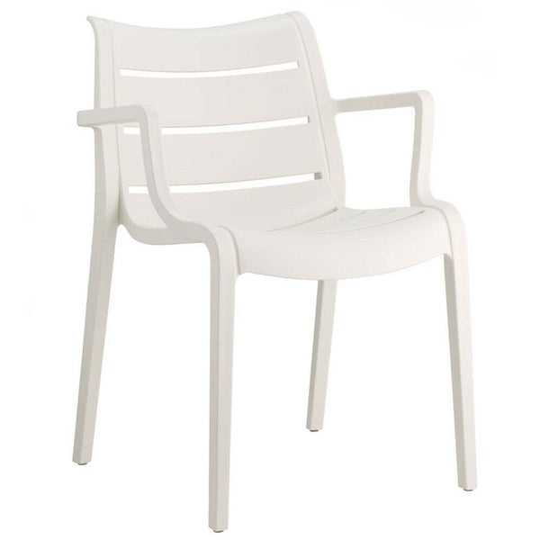 Plastová jídelní židle Suri bílá