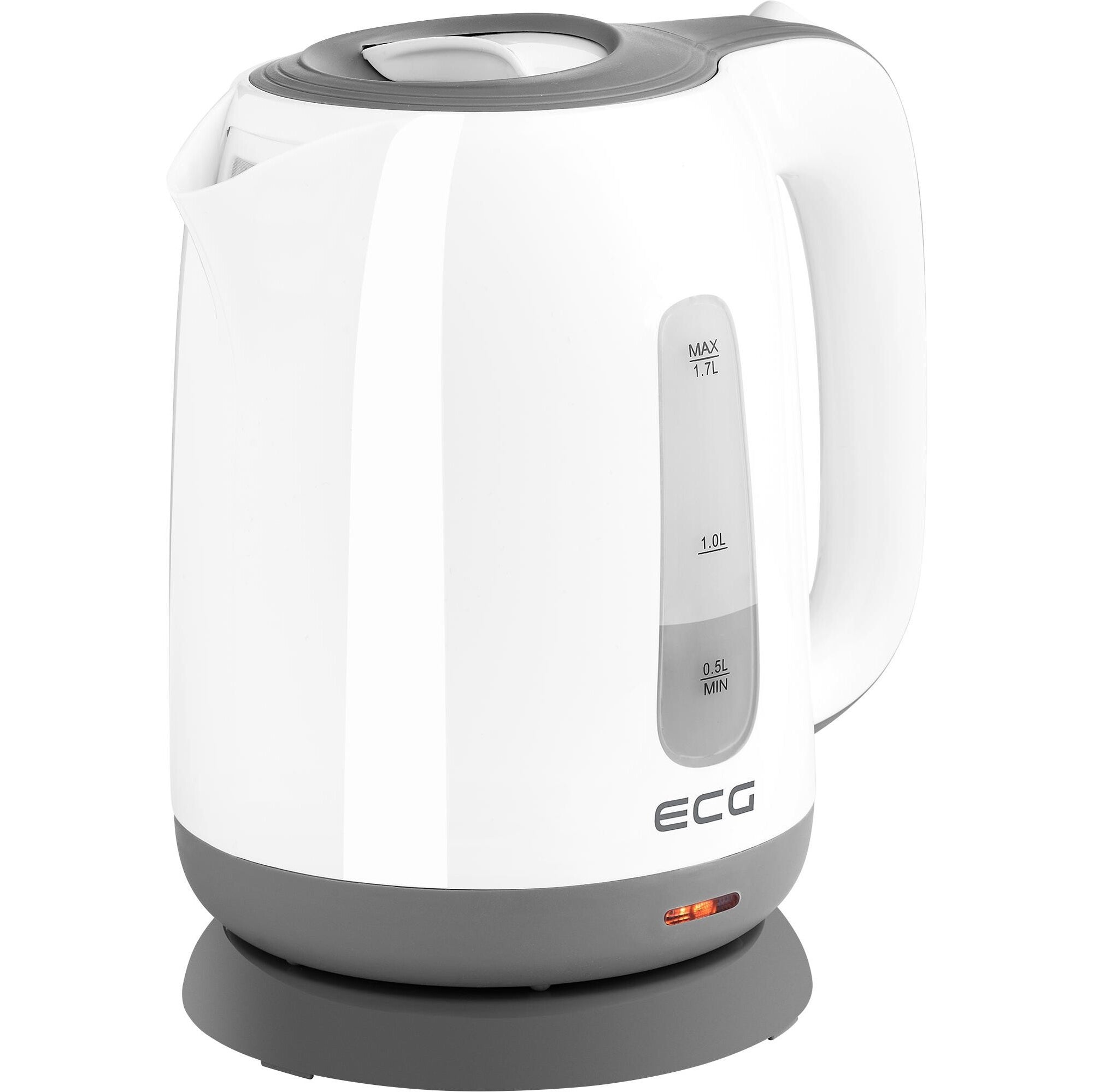 Rychlovarná konvice ECG RK 1759 Classica Grigio, bílá, 1,7l