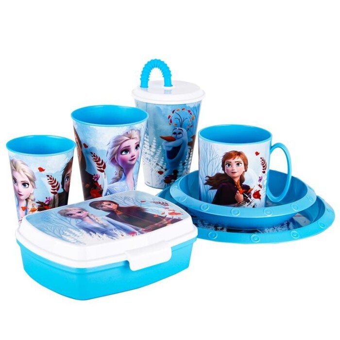 Plastový svačinový box Disney Ledové království II