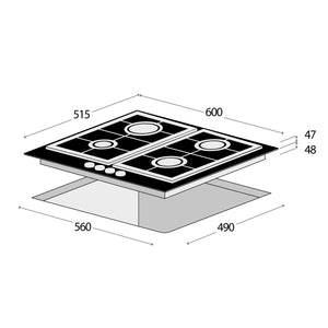 Plynová deska Concept PDV7060wh
