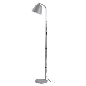 Podlahová moderní industriální lampa, E27 1X MAX 25W, šedá