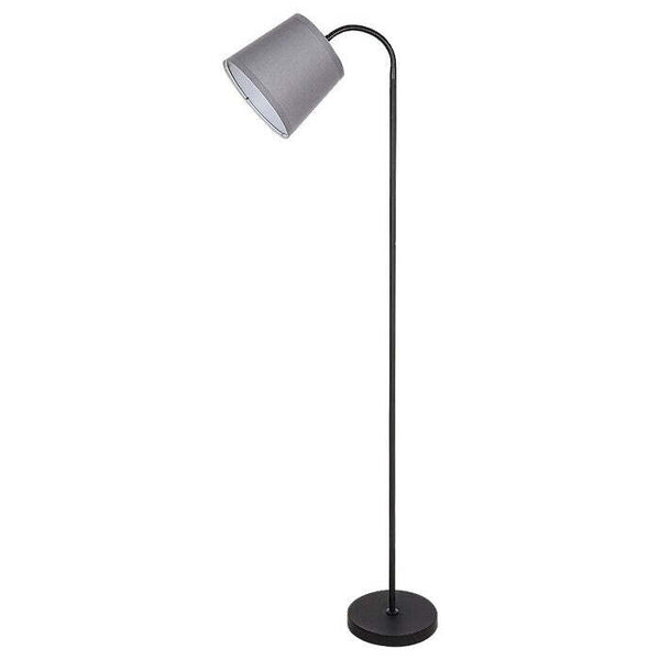 Levně Podlahová moderní lampa E27 1X MAX 25W, šedá