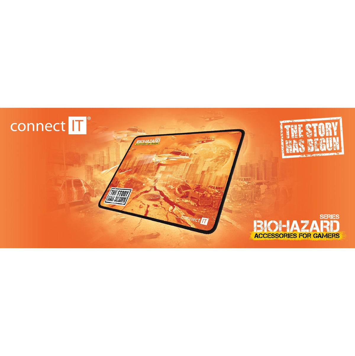 Podložka pod myš Connect IT Biohazard (CMP-1130-SM)
