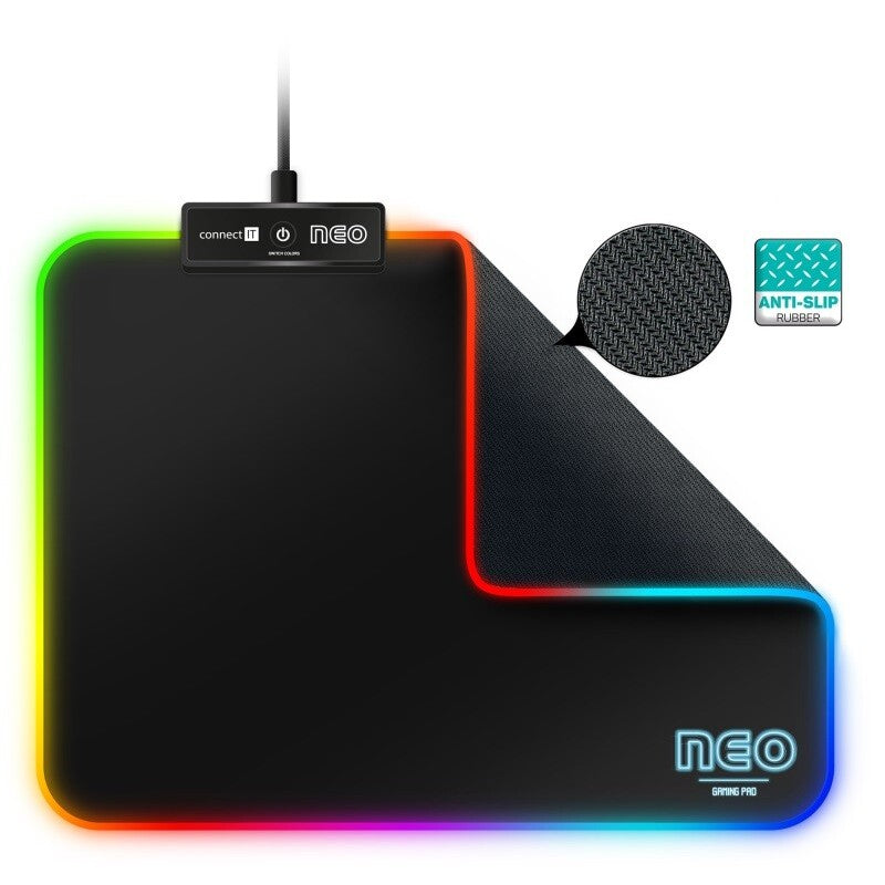 Podložka pod myš Connect IT Neo RGB (CMP-3100-SM)