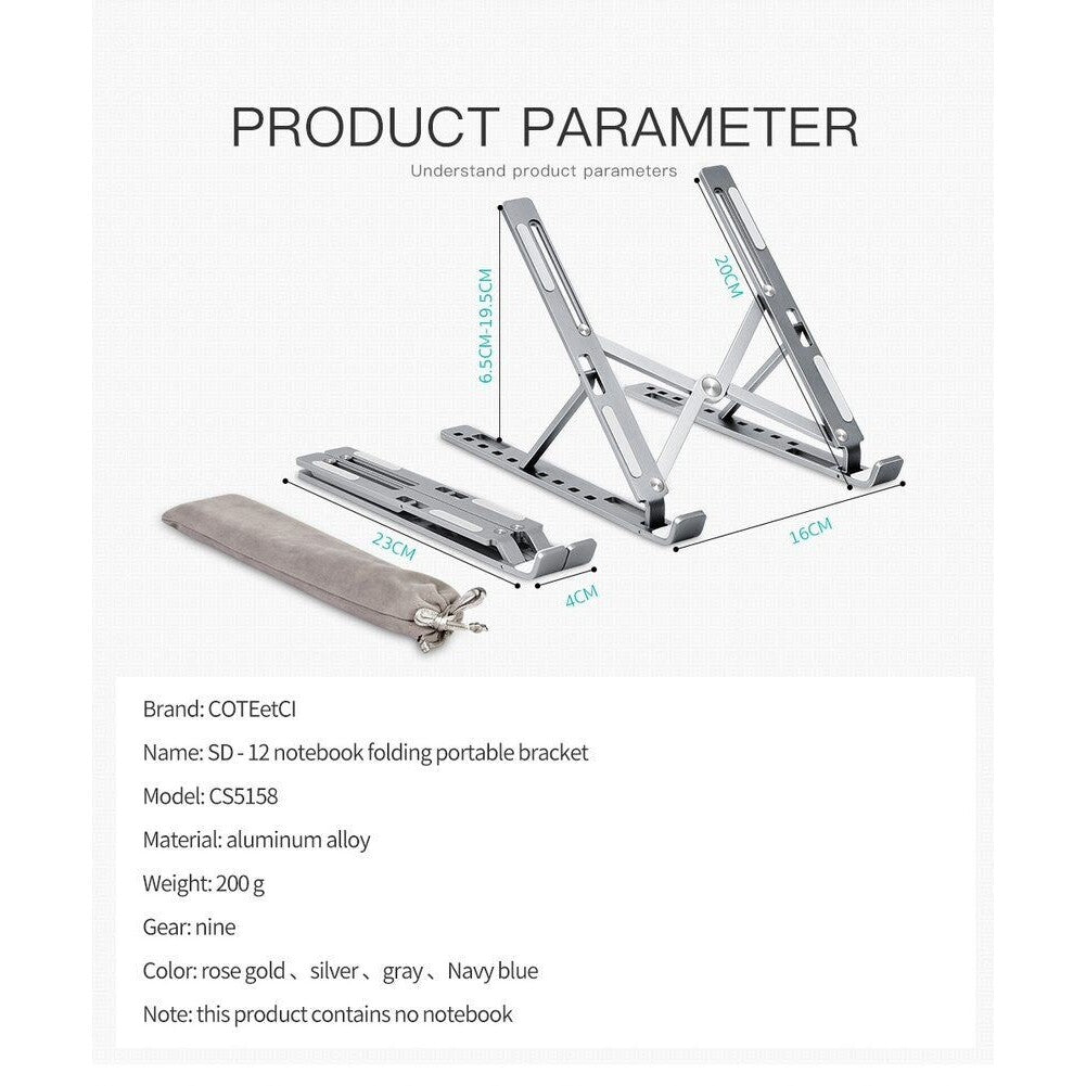 Podstavec pro notebooky COTEetCI CS5158-TS