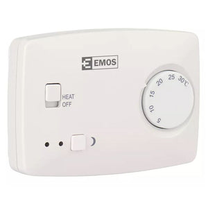 Pokojový termostat Emos T3, drátový, manuální