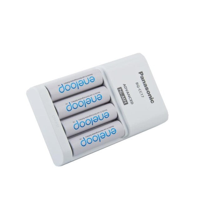 Pokročilá nabíječka baterií Panasonic K-KJ17 + 4xAA, 1900mAh