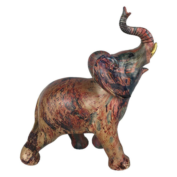 Levně Polyresinová dekorace slon 18cm