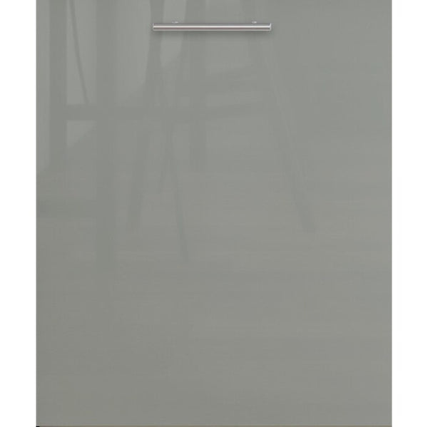 Levně Čelo myčky ke kuchyni Emilia Lux 60x71 cm, šedá lesk