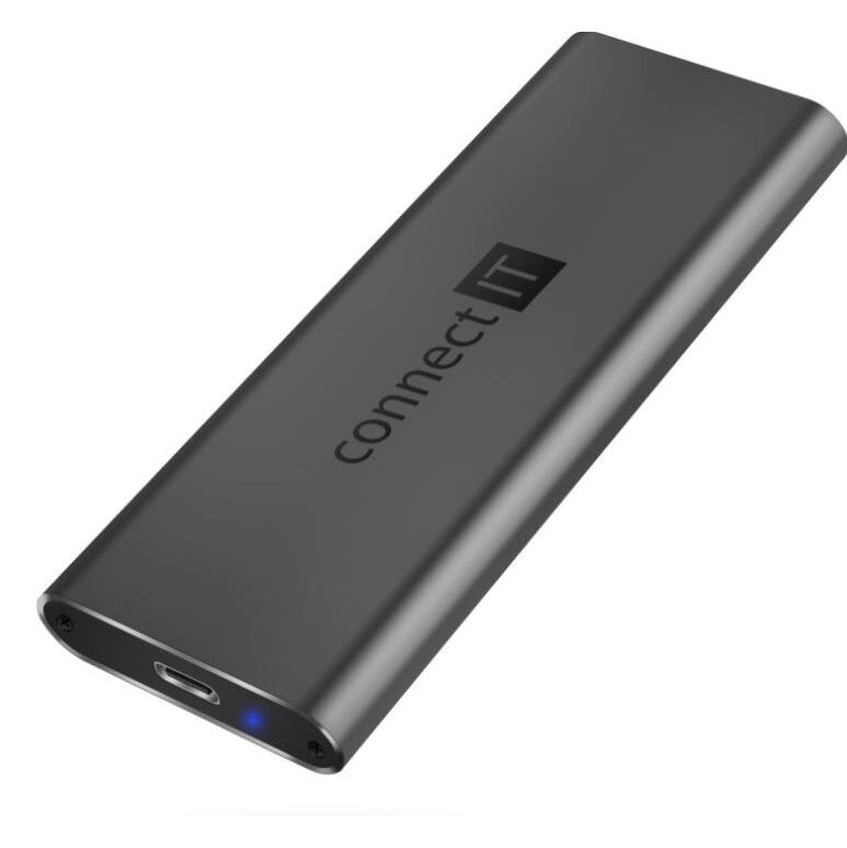 Externí box pro SSD Connect IT AluSafe (CEE-7050-AN)