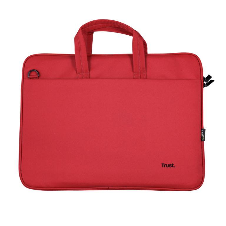 Pouzdro na notebook TRUST, 16&quot; Bologna Slim Laptop Bag Eco, red