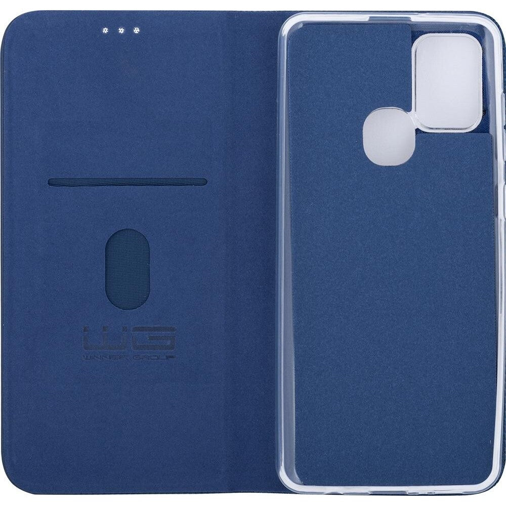Pouzdro pro Samsung Galaxy A21s, Flipbook Duet, modrá