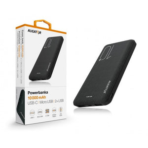 Powerbanka Aligator PBAL1000 10 000 mAh, 2v1, černá