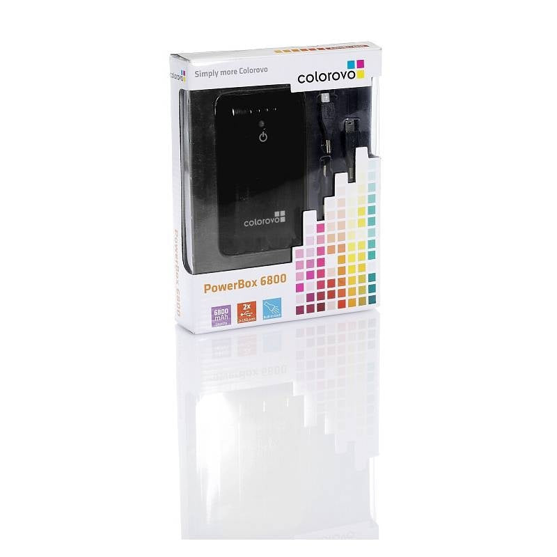 Powerbanka Colorovo Power box, 6800mAh, Li-Pol, černá