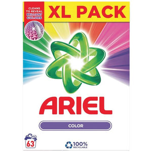 Prací prášek Ariel A000013366, barevné prádlo, 63 dávek