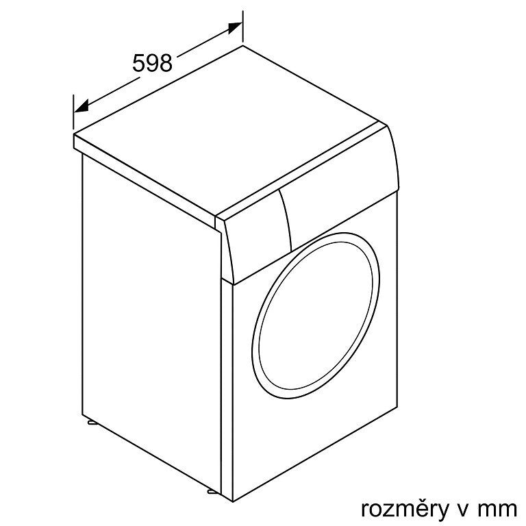 Pračka s předním plněním Bosch WAN24291BY, 8 kg