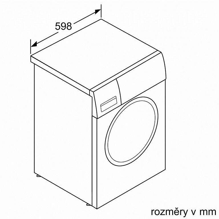 Pračka s předním plněním Bosch WAV28EH0BY A, 9kg