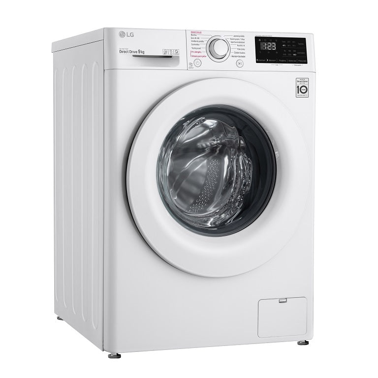 Pračka s předním plněním LG F4TURBO9E, B, 9 kg