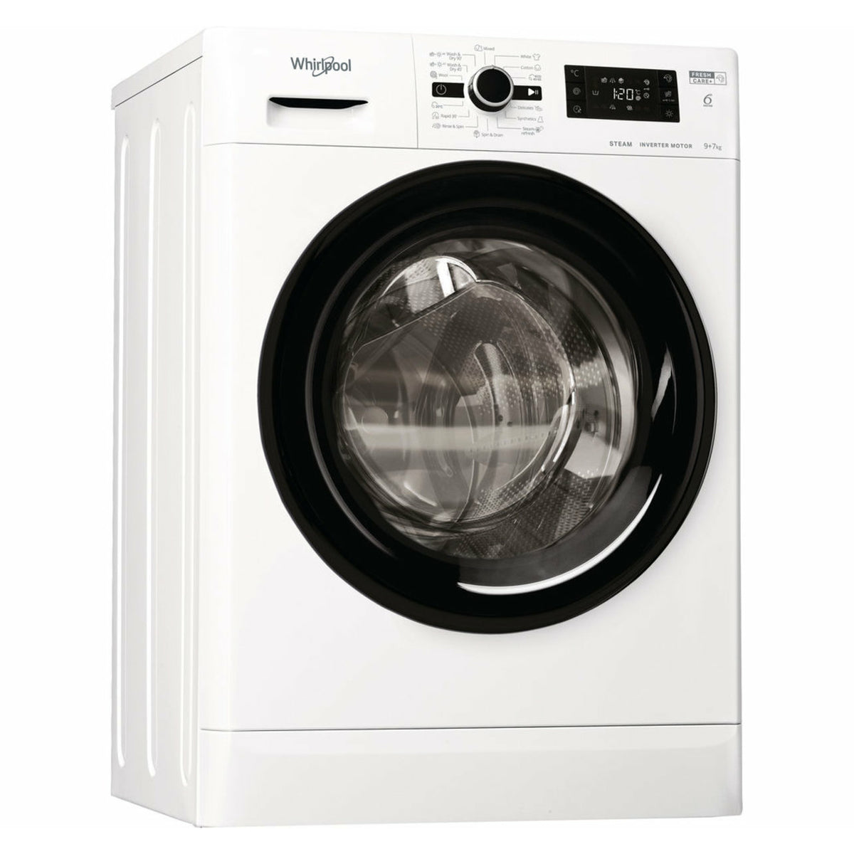Pračka se sušičkou WHIRLPOOL FWDG 971682 WBV EE N, A, 9/7kg