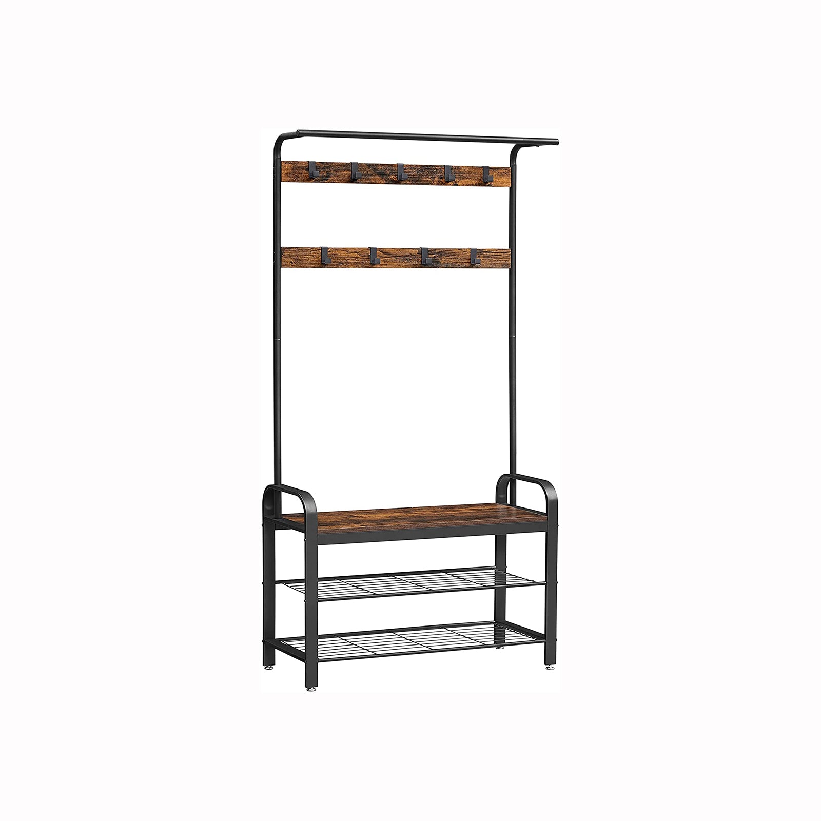 Předsíňový set Pansy (hnědá, černá)