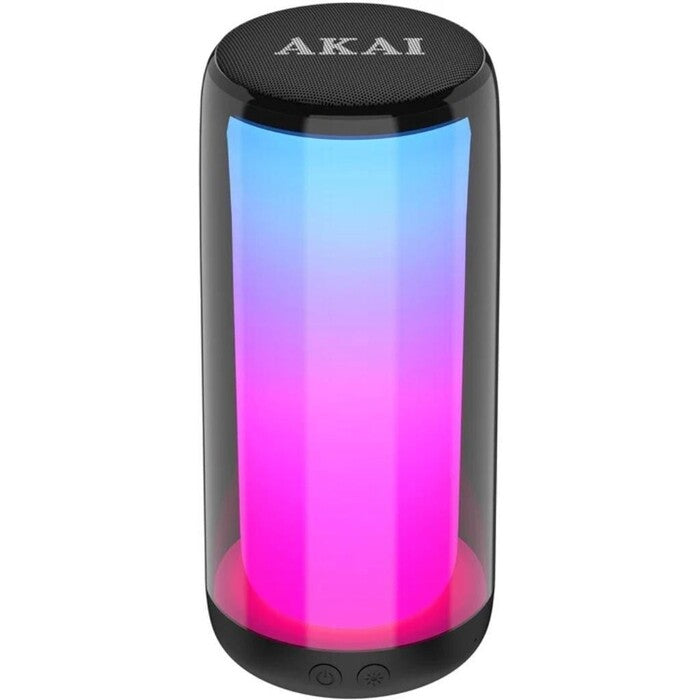 Přenosný reproduktor Akai CS2 Glow s LED efekty