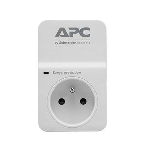Přepěťová ochrana APC PM1WFR, 1 zásuvka, bílá