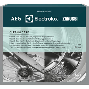 Kompletní péče o pračku AEG Clean and Care, 3v1, 6ks