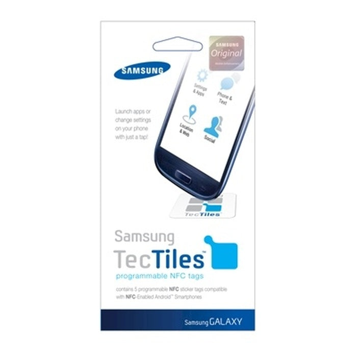 Programovatelné NFC štítky Samsung TecTiles, 5ks v balení
