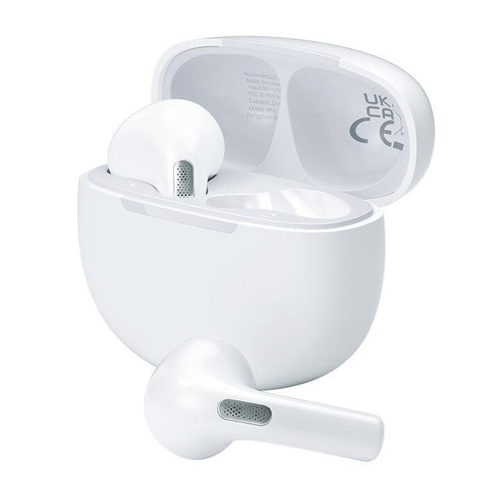 QCY - T20 AilyPods bezdrátová sluchátka s dobíjecím boxem, bílá