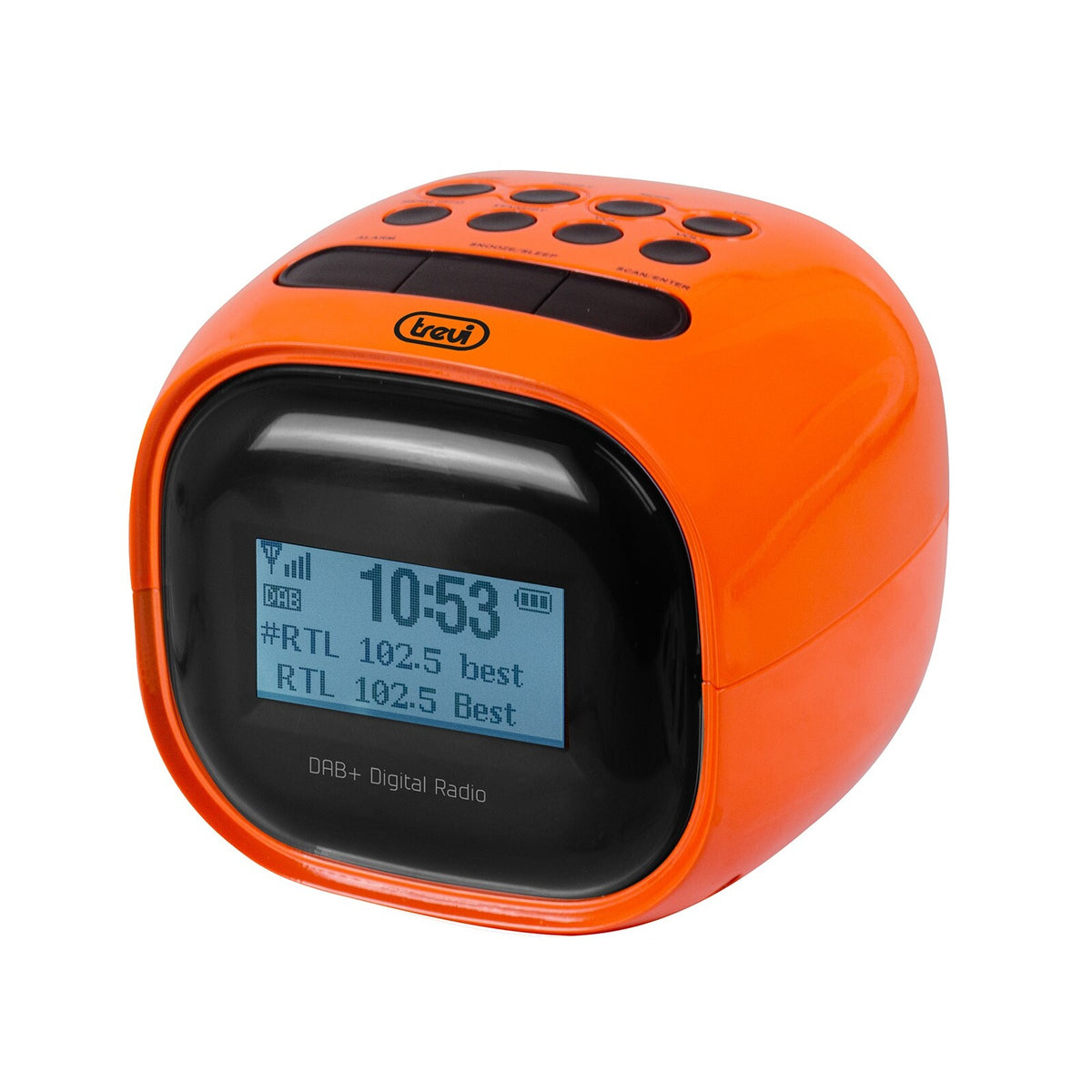 Radiobudík Trevi RC 80D2, oranžový