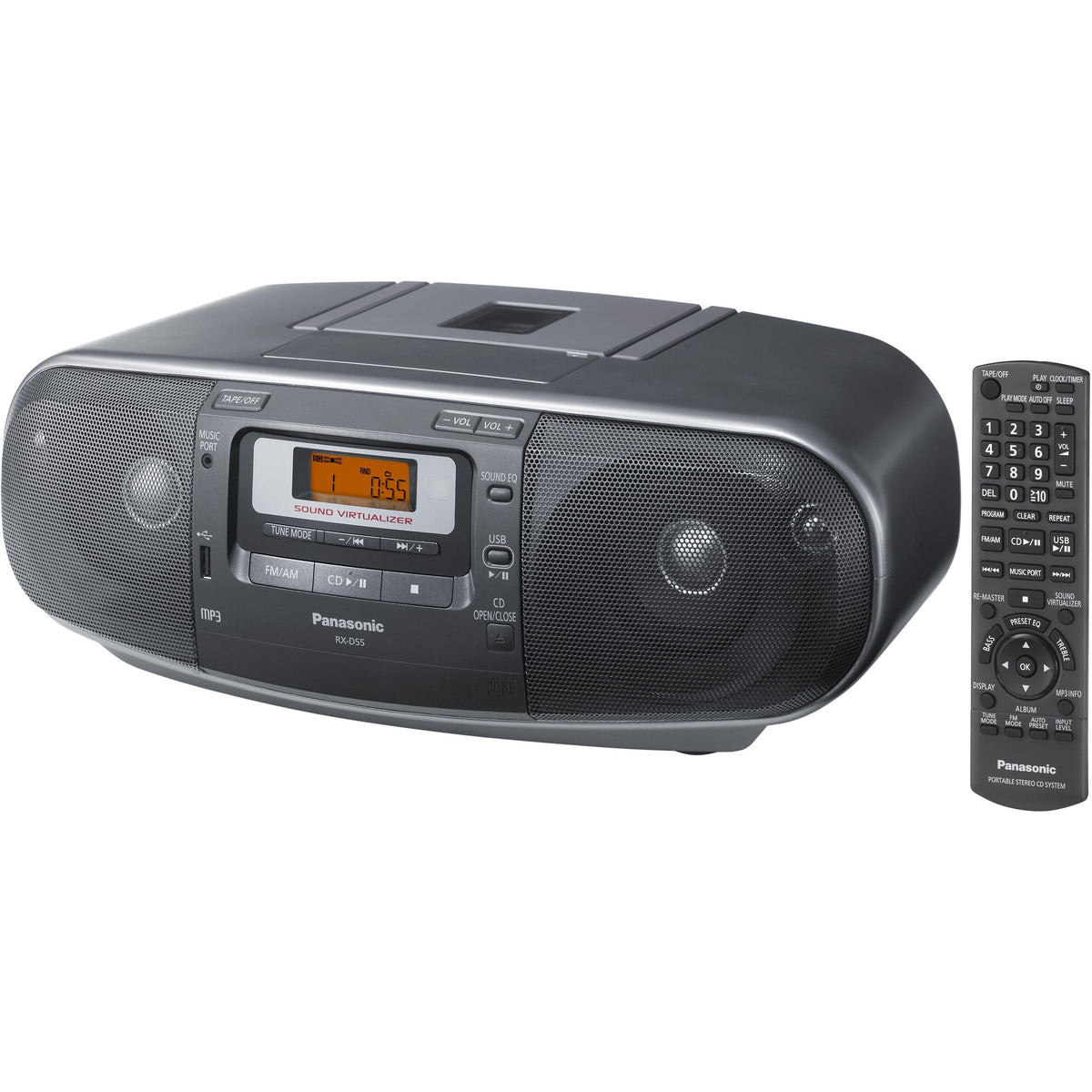 Radiomagnetofon Panasonic RX-D55AEG-K