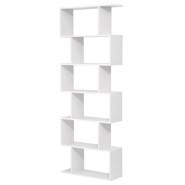 Levně Knihovna Amarante (bílá, 70x190,5x24 cm)