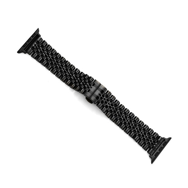Levně Řemínek pro Apple Watch 38/40/41mm, Excellence ocelový, černá