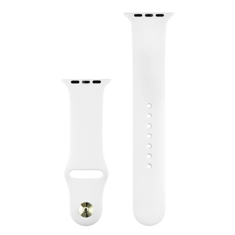 Silikonový sportovní řemínek pro Apple watch 38/40/41 mm, bílá