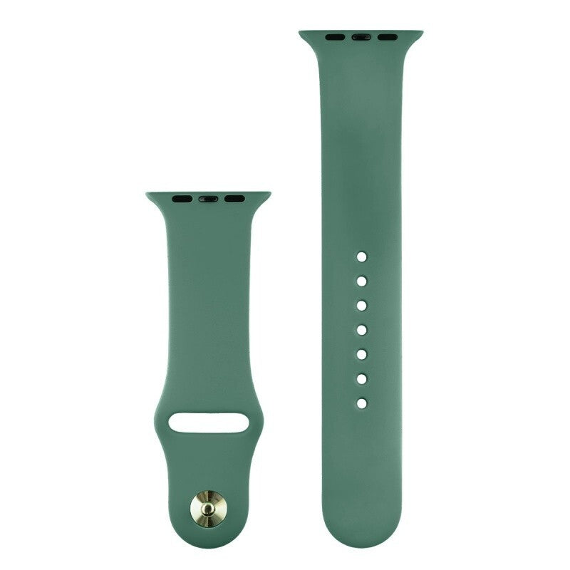 Silikonový sportovní řemínek pro Apple watch 38/40/41 mm, zelená