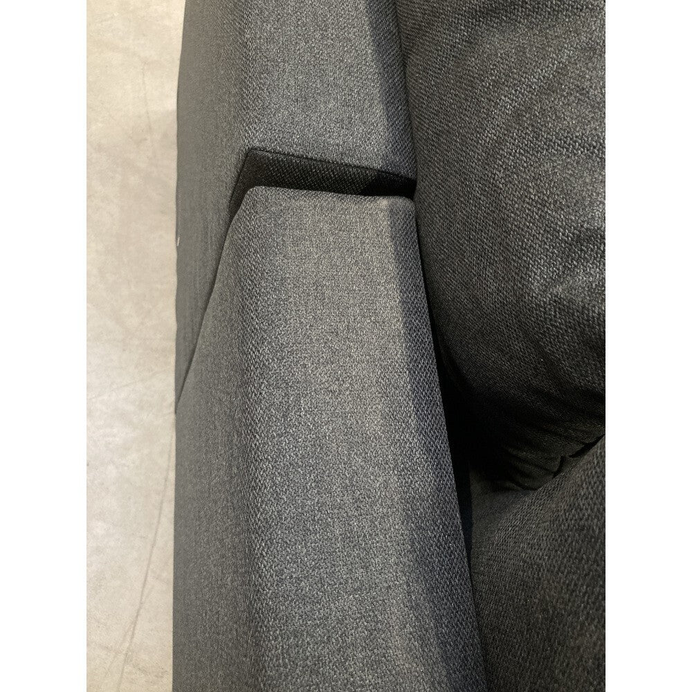 Rohová sedačka rozkládací Laugar, uni roh, černá - II. jakost
