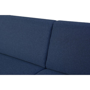 Rohová sedačka rozkládací Liliana pravý roh ÚP modrá