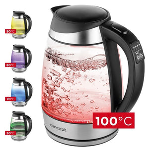 Rychlovarná konvice Concept RK4120, sklo, 1,7l