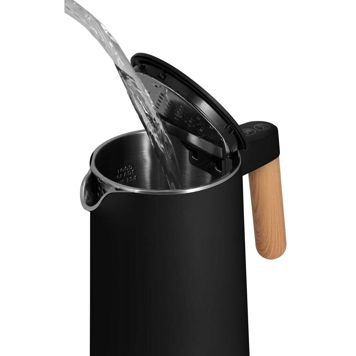 Rychlovarná konvice Concept Salt &amp; Pepper RK3301, černá, 1,5l