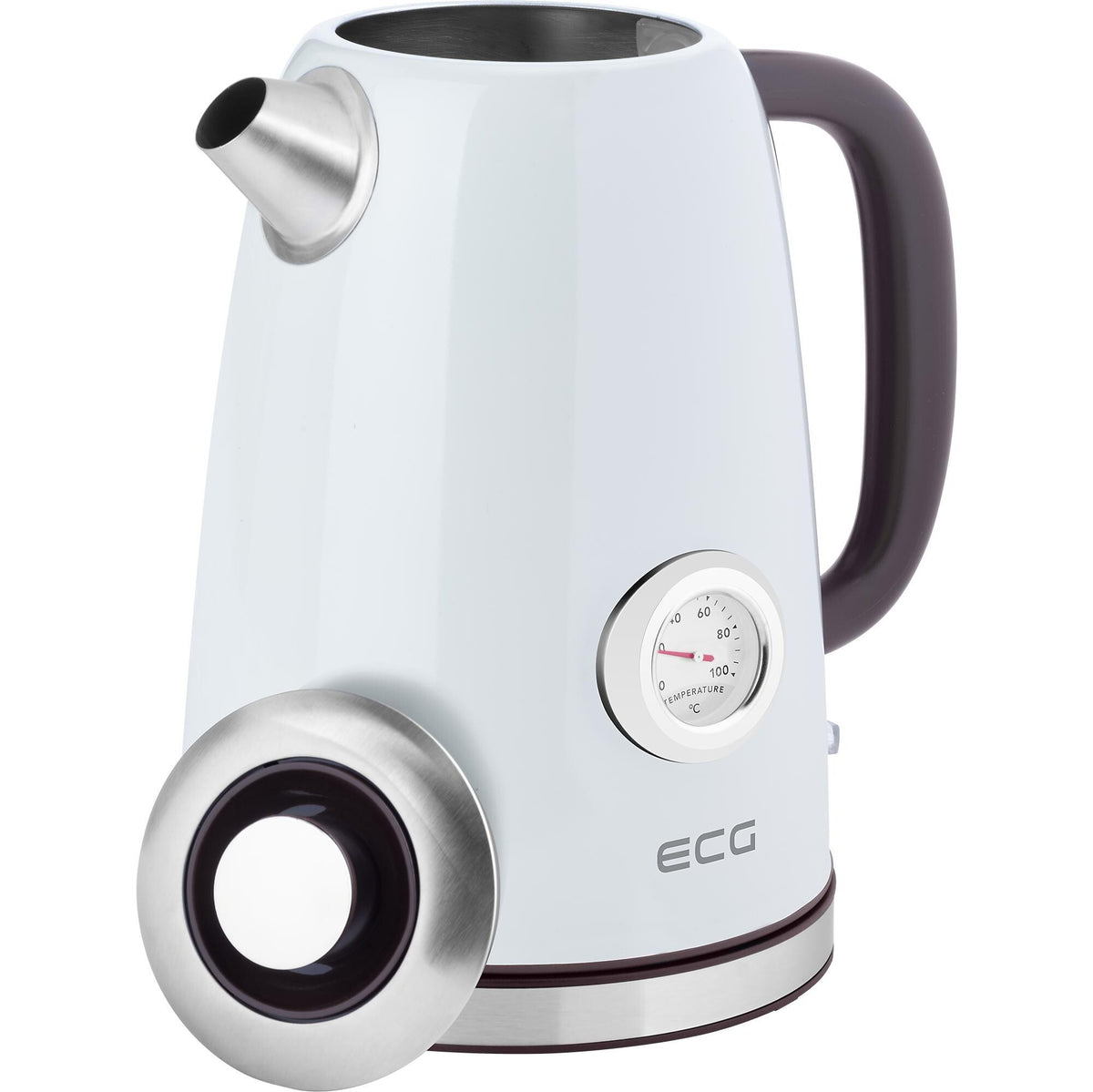 Rychlovarná konvice ECG RK 1700 Magnifica Intenso, bílá, 1,7l