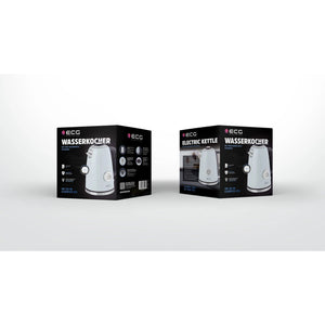 Rychlovarná konvice ECG RK 1700 Magnifica Intenso, bílá, 1,7l