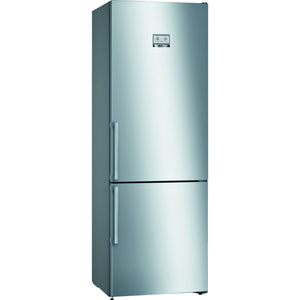 Kombinovaná lednice s mrazákem dole Bosch KGN49AIDP VADA VZHLEDU,