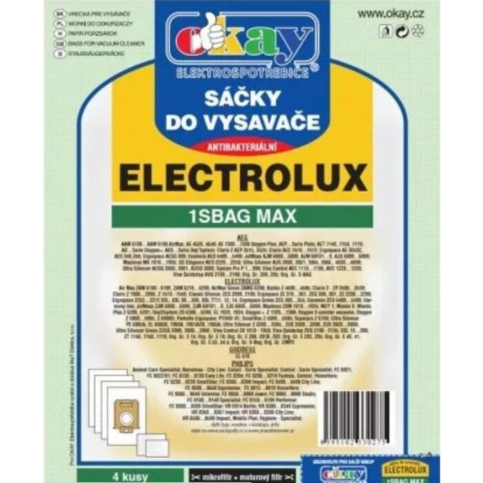 Sáčky do vysavače Electrolux SBAGMAX, antibakteriální, 4ks