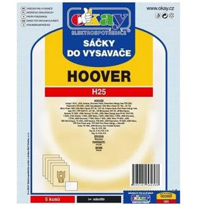 Sáčky do vysavače Hoover H25, 5ks