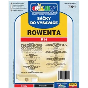 Sáčky do vysavače Rowenta R14, 3ks