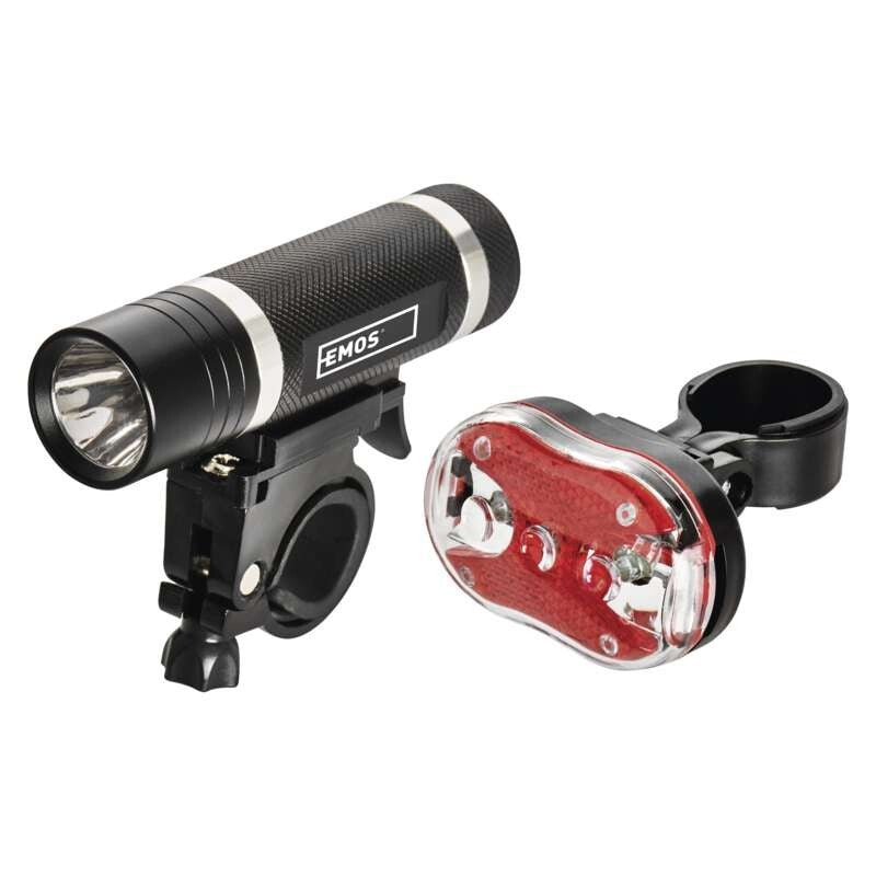 Sada svítilen na kolo Emos P3920, přední a zadní LED, 5xAAA