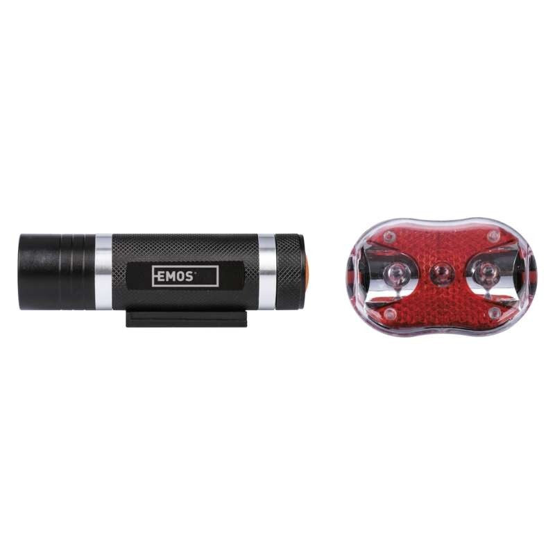 Sada svítilen na kolo Emos P3920, přední a zadní LED, 5xAAA